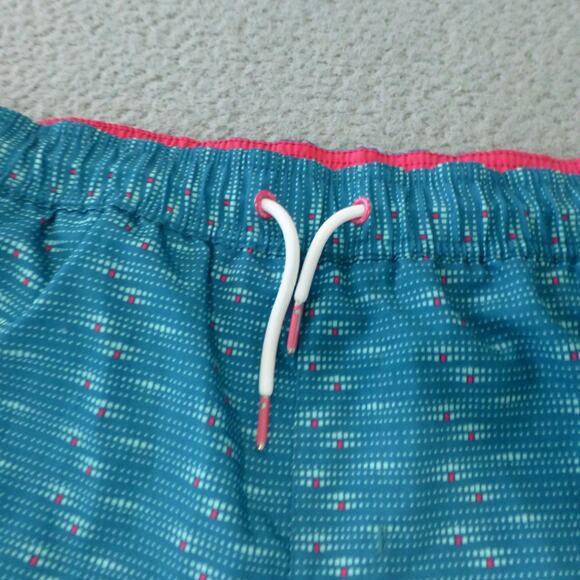 Spyder Swim Trunks Mens XL Shorts Lined Blue Geometric Drawstring Beach - Picture 3 of 14